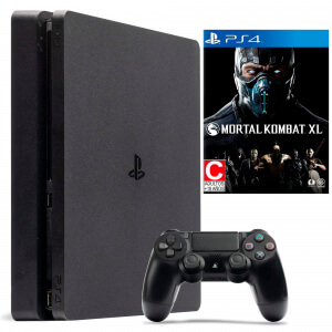 Б.У. Sony Playstation 4 Slim 500Gb + Mortal Kombat XL