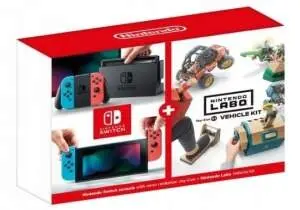 Nintendo Switch (Red/Blue) + Vehicle Kit