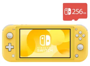 Nintendo Switch Lite (Yellow) + Micro SD 256Gb + 40 Игр В Комплекте