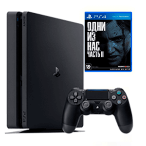 Sony Playstation 4 Slim 1Tb (Б.У) + The Last of Us Part II