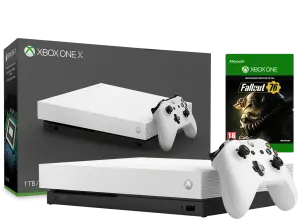 Microsoft Xbox One X 1Tb (White) + Fallout 76