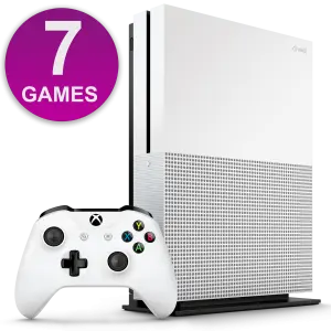 Microsoft Xbox One S 500Gb + Комплект из 7 игр