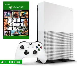 Microsoft Xbox One S 1Tb All-Digital Edition + GTA V