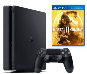 Sony Playstation 4 Slim 1Tb (Б.У) + Mortal Kombat 11