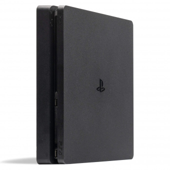 б.у. sony playstation 4 slim 1tb + gran turismo sport фото