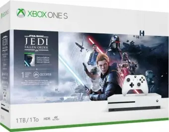 microsoft xbox one s 1tb + jedi fallen order deluxe edition фото