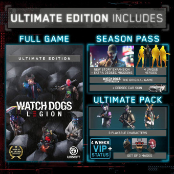 б.у. watch dogs: legion ultimate edition (xbox one/series) фото