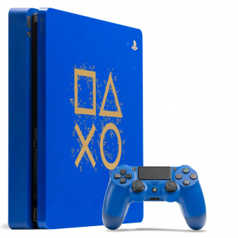 б.у. sony playstation 4 slim days of play limited 500gb  фото