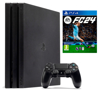 б.у. sony playstation 4 pro 1tb cuh-71** + fc24 фото