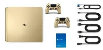 sony playstation 4 slim 500gb limited edition gold + dualshock 4 (gold) фото